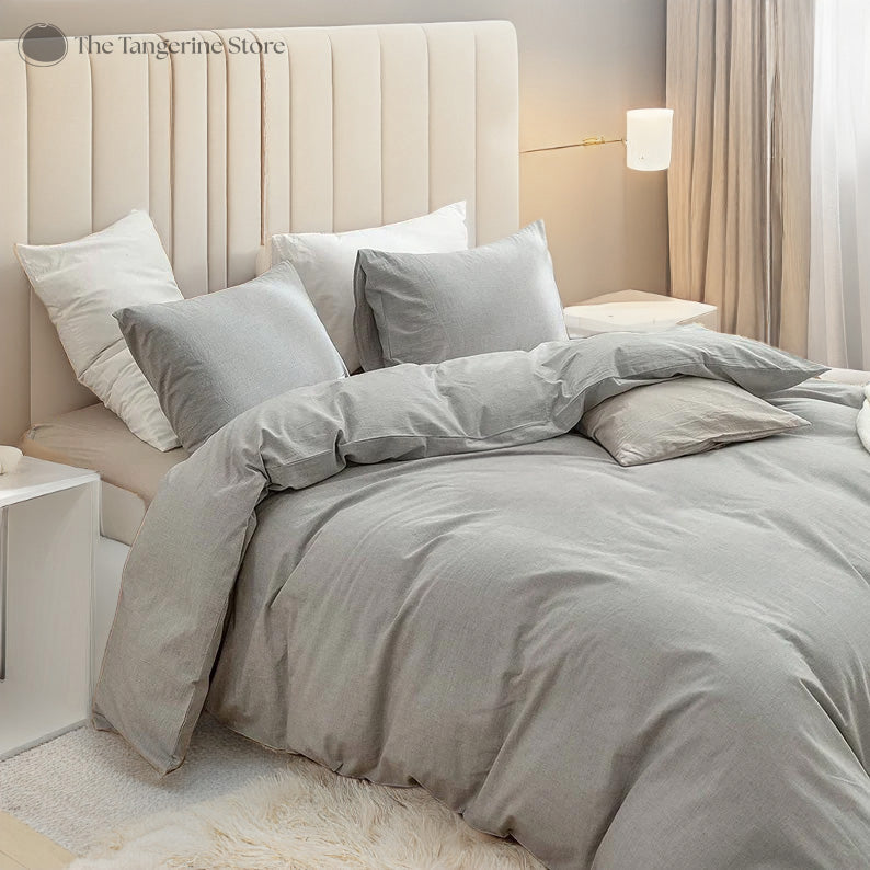 Pure Cotton Duvet Cover Sets The Tangerine Store