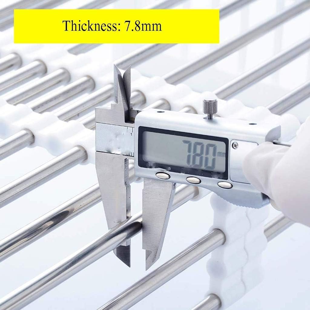 Fossa 20 Inch Sink Strainer Drain Telescopic Drain Basket with Adjustable Kitchen Drain Basket ( White )